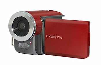 【中古】（非常に良い）KFE EXEMODE 200万画素 デジタルムービーカメラ レッド DV-230