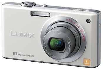 【中古】（非常に良い）パナソニック デジタルカメラ LUMIX (ルミックス) FX37 シェルホワイト DMC-FX37-W