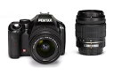 【中古】Pentax デジタル一眼レフカメラ K-m ダブルズームキット K-mWZK