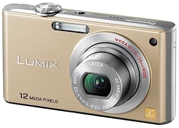 【中古】（非常に良い）パナソニック デジタルカメラ LUMIX (ルミックス) FX40 グロスゴールド DMC-FX40-N
