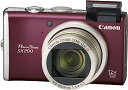 【中古】Canon デジタルカメラ PowerShot (パワーショット) SX200 IS レッド PSSX200IS(RE)