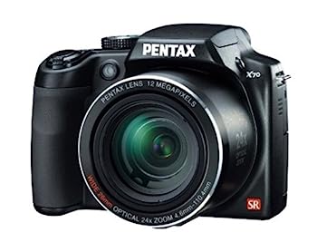 【中古】PENTAX デジタルカメラ X70 1200万画素 光学24倍ズーム X70