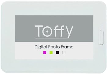 【中古】Toffy 7インチ液晶 インテリア デジタルフォトフレーム シュガーホワイト DP02-70-SWH