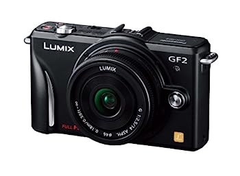【中古】(非常に良い)パナソニック デジタル一眼カメラ GF2 レンズキット(14mm/F2.5パンケーキレンズ付属) フルハイビジョンムービー一眼 エスプリブラック DMC-GF2 C 【中古】(非常に良い)パナソニック デジタル一眼カメラ GF2 レンズキット(14mm/F2.5パンケーキレンズ付属) フルハイビジョンムービー一眼 エスプリブラック DMC-GF2 C