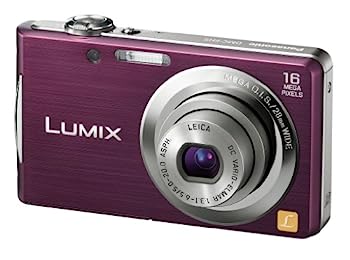 【中古】パナソニック デジタルカメラ LUMIX FH5 バイオレット DMC-FH5-V