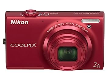 【中古】（非常に良い）NikonデジタルカメラCOOLPIX S6100 スーパーレッド S6100RD