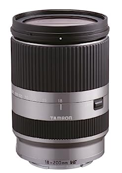 【中古】TAMRON 高倍率ズームレンズ 18-200mm F3.5-6.3 DiIII VC ソニーEマウント用 ミラーレスカメラ NEX専用 シルバー B011SE-シルバー