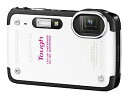 【中古】OLYMPUS デジタルカメラ TG-620 1200万画素 5m防水 裏面照射型CMOS 広角28mm ホワイト TG-620 WHT