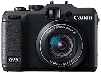 【中古】（非常に良い）Canon デジタルカメラ PowerShot G15 約1210万画素 光学5倍ズーム PSG15【メーカー名】【メーカー型番】【ブランド名】キヤノン【商品説明】Canon デジタルカメラ PowerShot G15 約1210万画素 光学5倍ズーム PSG15こちらの商品は中古品となっております。 画像はイメージ写真ですので 商品のコンディション・付属品の有無については入荷の度異なります。 買取時より付属していたものはお付けしておりますが付属品や消耗品に保証はございません。 商品ページ画像以外の付属品はございませんのでご了承下さいませ。 中古品のため使用に影響ない程度の使用感・経年劣化（傷、汚れなど）がある場合がございます。 また、中古品の特性上ギフトには適しておりません。 当店では初期不良に限り 商品到着から7日間は返品を受付けております。 他モールとの併売品の為 完売の際はご連絡致しますのでご了承ください。 プリンター・印刷機器のご注意点 インクは配送中のインク漏れ防止の為、付属しておりませんのでご了承下さい。 ドライバー等ソフトウェア・マニュアルはメーカーサイトより最新版のダウンロードをお願い致します。 ゲームソフトのご注意点 特典・付属品・パッケージ・プロダクトコード・ダウンロードコード等は 付属していない場合がございますので事前にお問合せ下さい。 商品名に「輸入版 / 海外版 / IMPORT 」と記載されている海外版ゲームソフトの一部は日本版のゲーム機では動作しません。 お持ちのゲーム機のバージョンをあらかじめご参照のうえ動作の有無をご確認ください。 輸入版ゲームについてはメーカーサポートの対象外です。 DVD・Blu-rayのご注意点 特典・付属品・パッケージ・プロダクトコード・ダウンロードコード等は 付属していない場合がございますので事前にお問合せ下さい。 商品名に「輸入版 / 海外版 / IMPORT 」と記載されている海外版DVD・Blu-rayにつきましては 映像方式の違いの為、一般的な国内向けプレイヤーにて再生できません。 ご覧になる際はディスクの「リージョンコード」と「映像方式※DVDのみ」に再生機器側が対応している必要があります。 パソコンでは映像方式は関係ないため、リージョンコードさえ合致していれば映像方式を気にすることなく視聴可能です。 商品名に「レンタル落ち 」と記載されている商品につきましてはディスクやジャケットに管理シール（値札・セキュリティータグ・バーコード等含みます）が貼付されています。 ディスクの再生に支障の無い程度の傷やジャケットに傷み（色褪せ・破れ・汚れ・濡れ痕等）が見られる場合がありますので予めご了承ください。 2巻セット以上のレンタル落ちDVD・Blu-rayにつきましては、複数枚収納可能なトールケースに同梱してお届け致します。 トレーディングカードのご注意点 当店での「良い」表記のトレーディングカードはプレイ用でございます。 中古買取り品の為、細かなキズ・白欠け・多少の使用感がございますのでご了承下さいませ。 再録などで型番が違う場合がございます。 違った場合でも事前連絡等は致しておりませんので、型番を気にされる方はご遠慮ください。 ご注文からお届けまで 1、ご注文⇒ご注文は24時間受け付けております。 2、注文確認⇒ご注文後、当店から注文確認メールを送信します。 3、お届けまで3-10営業日程度とお考え下さい。 　※海外在庫品の場合は3週間程度かかる場合がございます。 4、入金確認⇒前払い決済をご選択の場合、ご入金確認後、配送手配を致します。 5、出荷⇒配送準備が整い次第、出荷致します。発送後に出荷完了メールにてご連絡致します。 　※離島、北海道、九州、沖縄は遅れる場合がございます。予めご了承下さい。 当店ではすり替え防止のため、シリアルナンバーを控えております。 万が一すり替え等ありました場合は然るべき対応をさせていただきます。 お客様都合によるご注文後のキャンセル・返品はお受けしておりませんのでご了承下さい。 電話対応はしておりませんので質問等はメッセージまたはメールにてお願い致します。