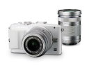 【中古】OLYMPUS ミラーレス一眼 PEN Lite E-PL6 ダブルズームキット ホワイト E-PL6 DZKIT WHT