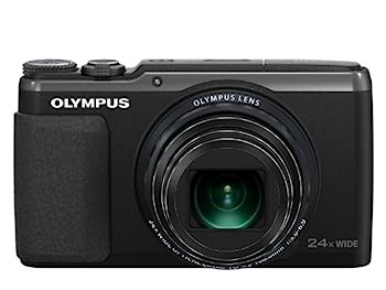 【中古】（非常に良い）OLYMPUS デジタルカメラ STYLUS SH-60 3軸フォト手ぶれ補正&ハイブリッド5軸ムービー手ぶれ補正 光学24倍&超解像48倍ズーム ブラック SH-60 BLK