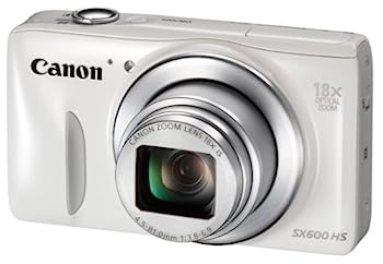 【中古】Canon デジタルカメラ Power Shot SX600 HS ホワイト 光学18倍ズーム PSSX600HS(WH)