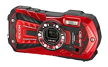 RICOH 防水デジタルカメラ RICOH WG-30 バーミリオンレッド 防水12m耐ショック1.5m耐寒-10度 RICOH WG-30 RD 04606