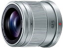 【中古】パナソニック 単焦点 中望遠レンズ マイクロフォーサーズ用 ルミックス G 42.5mm/ F1.7 ASPH. / POWER O.I.S. シルバー H-HS043-S(2)