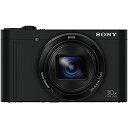 【中古】(非常に良い)ソニー / コンパクトデジタルカメラ / Cyber-shot / DSC-WX500 / ブラック / 光学ズーム30倍(24-720mm) / 180度可動式液晶モニター / DSC-WX500(2)