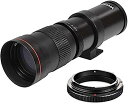 【中古】（非常に良い）ハイパワー420〜800mm f/8.3 HD Nikonデジタル一眼レフカメラ用手動望遠レンズ