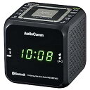 【中古】(非常に良い)オーム電機 AudioComm クロックラジオ Bluetooth対応 MP3再生 ブラック RAD-MBT100Z-K 07-8964 OHM(2)