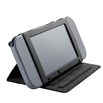 【中古】エレコム ソフトレザーカバー 抗菌 【 Nintendo Switch専用 】 ブラック GM-NS20APLFBK