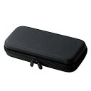 【中古】(非常に良い)エレコム GM-NS20AEVBK NINTENDO SWITCH専用 セミハードポーチ 抗菌 ブラック