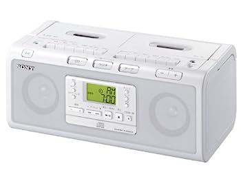 【中古】（非常に良い）SONY CDラジカセ W78 ホワイト CFD-W78/W