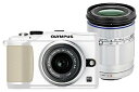 【中古】OLYMPUS ミラーレス一眼 E-PL2 ダブルズームキット ホワイト E-PL2 TLKIT WHT(2)