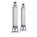 【中古】Egretta エグレッタ スピーカー バスレフ・タワー型 リビング 本格 「TS1000」 360°無指向性 アンプ非搭載 フロアスピーカー (スパー...