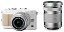 【中古】（非常に良い）OLYMPUS ミラーレス一眼 PEN Lite E-PL5 ダブルズームキット ホワイト E-PL5 DZKIT WHT