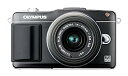 【中古】OLYMPUS ミラーレス一眼 PEN mini E-PM2 レンズキット ブラック E-PM2 LKIT BLK