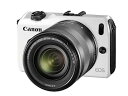 【中古】Canon ミラーレス一眼カメラ EOS M レンズキット EF-M18-55mm F3.5-5.6 IS STM付属 ホワイト EOSMWH-18-55ISSTMLK(2)