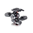 【中古】(非常に良い)Manfrotto 3ウェイ雲台 XPRO3ウェイ雲台 クイックリリースプレート付属 最大耐荷重8kg 自重1kg コンパクトに持ち運べる...