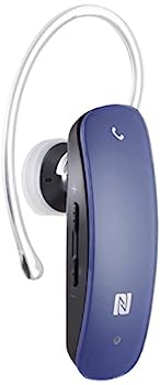 【中古】（非常に良い）iBUFFALO Bluetooth4.0対応 ヘッドセット NFC対応モデル ブルー BSHSBE33BL