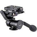 【中古】(非常に良い)Velbon 3Way雲台 PHD-66Q 中型 底面径50mm リボルビング機構 クイックシュー対応 マグネシウム製 481924 ブラ...