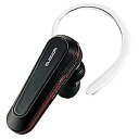 【中古】エレコム Bluetooth ブルートゥース ヘッドセット 着脱可能なイヤホンを接続してステレオ音楽が聴ける ブラック LBT-HPS03BK