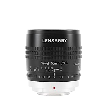富士FILM - 【中古】（非常に良い）Lensbaby ソフトレンズ Velvet 56 56mm F1.6 フジフイルムXマウント ブラック 860045