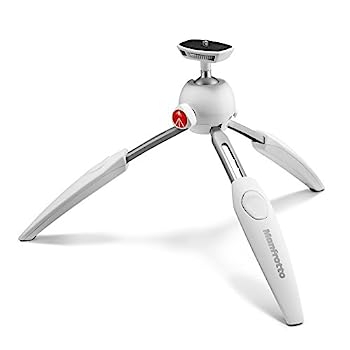 【中古】Manfrotto ミニ三脚 PIXIシリーズ PIXI EVO ボール雲台 ホワイト MTPIXIEVO-WH