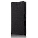 【中古】レイ・アウト Xperia XZ ケース / Xperia XZs ケース 手帳型 レザー マグネット / ブラック RT-RXPXZSLC3/JB