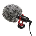 【中古】ボヤBY MM 1コンパクトカメラのショットガンのビデオマイクは、iPhoneのHuaweiスマートフォンdji