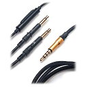 【中古】(非常に良い)MEZE Audio(メゼオーディオ) 99ケーブル マイク&リモコン付き(1.2m) ブラック/ゴールド M99C-MBG
