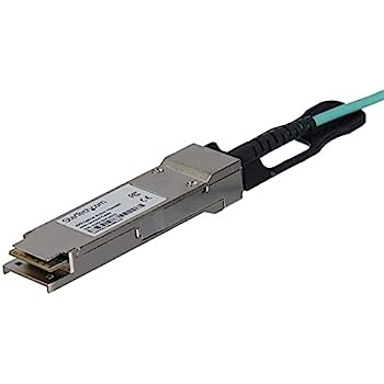 【中古】StarTech.com AOCケーブル/7m/MSA対応アンコード/アクティブ光ケーブル/MSA準拠スイッチ対応 QSFP40GAO7M