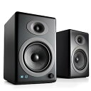 【中古】(非常に良い)Audioengine オーディオエンジン A5+ワイヤレス・パワードスピーカー l Bluetooth aptX HD対応・24bit DACアンプ内蔵 (ブラック)