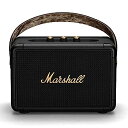 【中古】Marshall ワイヤレスポータブルスピーカー KILBURN II ブラック&ブラス 連続再生20時間/IPX2防滴仕様/急速充電/aptX対応