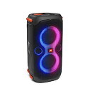 【中古】（非常に良い）JBL PARTYBOX110 Bluetoothスピーカー ワイヤレス IPX4/マイク入力/ギター入力搭載/ブラック JBLPARTYBOX110JN