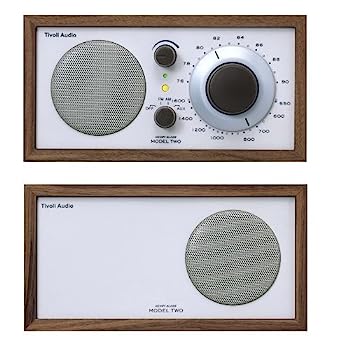 【中古】（非常に良い）Tivoli Audio 高級ラジオ Model Two クラシックウォールナット/ベージュ TVJPM2CLA