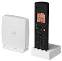 【中古】(非常に良い)プラスマイナスゼロ ±0 DECTコードレス 電話機 ブラック XMT-Z040 (B)