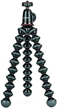 【中古】JOBY カメラ三脚 ミニ三脚 ゴリラポッド 1Kキット 耐荷重1kg フレキシブル三脚 ミラーレスカメラ 雲台付属 ブラック/チャコール JB01540-PKK