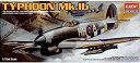 【中古】(非常に良い)アカデミー 1/72 1664ホーカー・タイフーン1B プラモデル