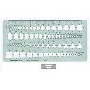 【中古】(非常に良い)ドラパス テンプレート E121 総合定規 D大 31121