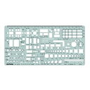 【中古】(非常に良い)ドラパス テンプレート インテリア 31-501 E-501