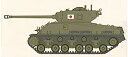 【中古】アスカモデル 1/35 陸上自衛隊 M4A3E8 シャーマン イージーエイト プラモデル 35-024