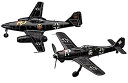 【中古】ハセガワ 1/72 クリエイターワークスシリーズ 「ベルリンの黒騎士」フォッケウルフ Fw190D-9 & メッサーシュミット Me262A-1a 64...
